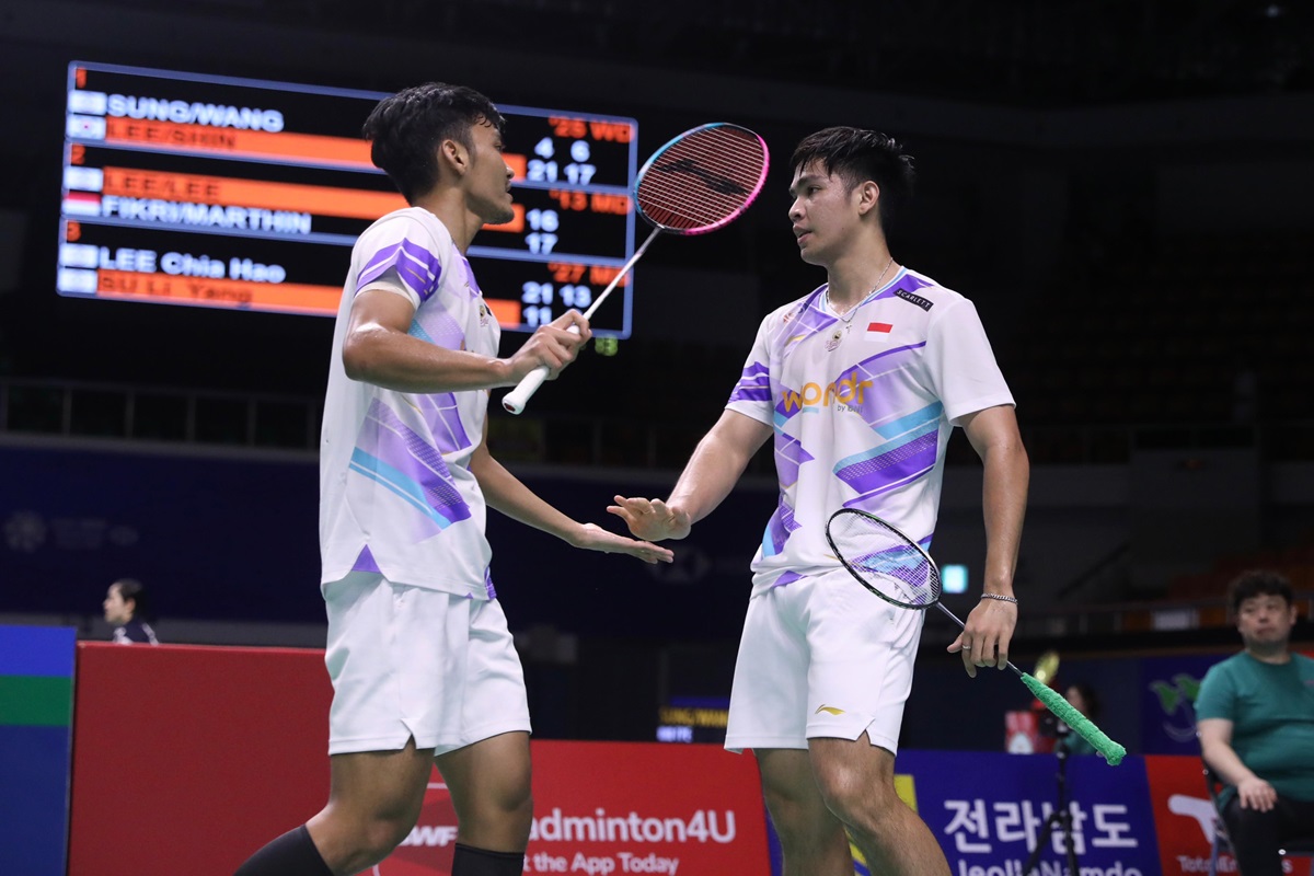 Fikri/Daniel Kalahkan Wakil China di Korea Open 2024, Bakal Lawan Sesama Wakil Indonesia di Babak Semifinal