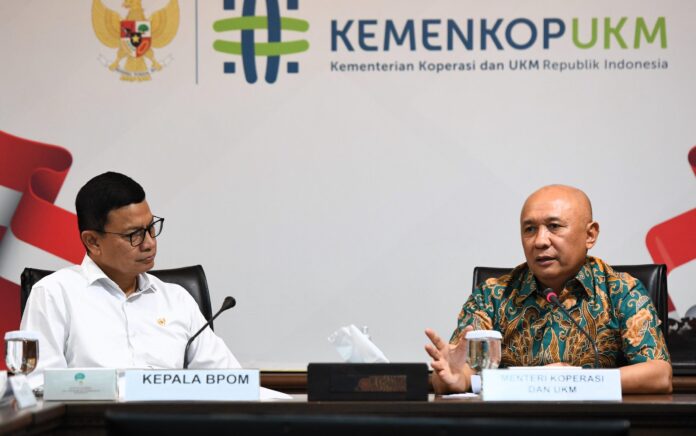 KemenKopUKM dan BPOM Perkuat Kerja Sama Pengembangan Ekosistem UMKM