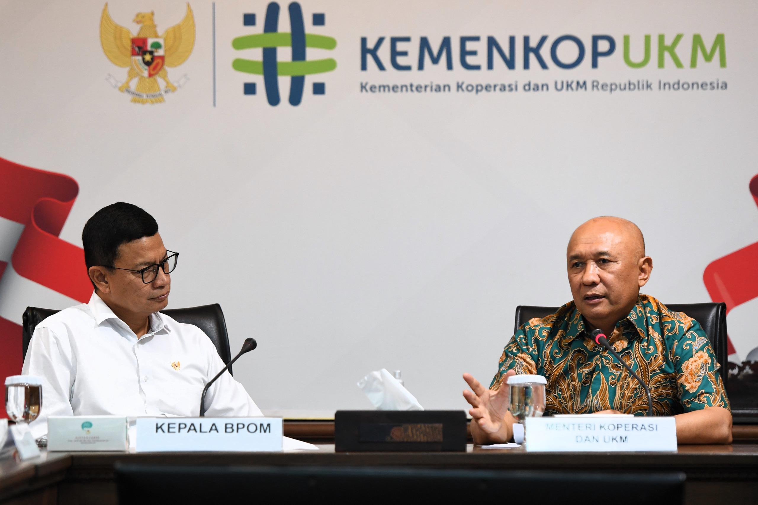 KemenKopUKM dan BPOM Perkuat Kerja Sama Pengembangan Ekosistem UMKM