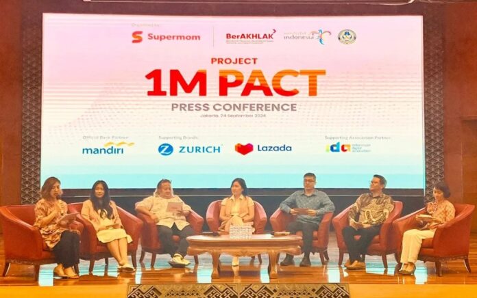 Bank Mandiri Dukung Pemberdayaan Ibu-Ibu Lewat Project 1MPACT