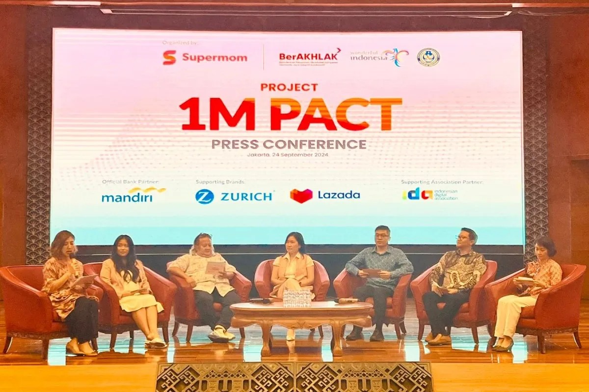 Bank Mandiri Dukung Pemberdayaan Ibu-Ibu Lewat Project 1MPACT