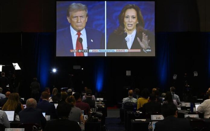 Donald Tump dan Kamala Harris