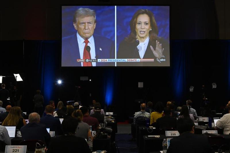 Donald Tump dan Kamala Harris