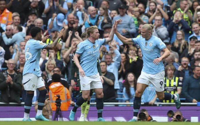 Erling Haaland Bawa Kemenangan Manchester City 2-1 atas Brentford, The Citizens Kukuh di Puncak Klasemen