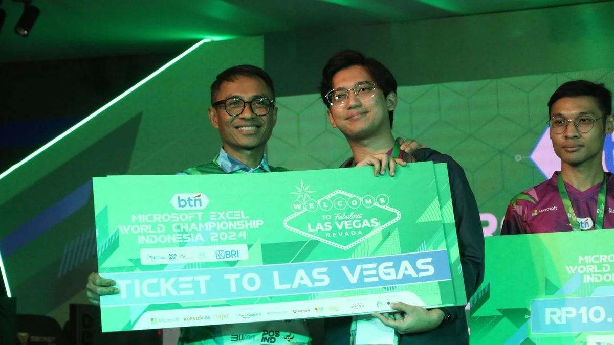 Herardi Cahya Nagara Juara Microsoft Excel World Championship Indonesia 2024, Siap Wakili Indonesia di Las Vegas