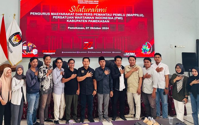 Mappilu PWI dan KPU Pamekasan Saling Sinergi Wujudkan Pilkada Damai