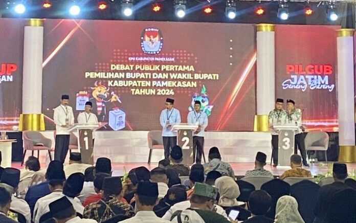 Usung Tema Kesejahteraan Sosial, KPU Pamekasan Gelar Debat Publik Calon Bupati-Calon Wakil Bupati