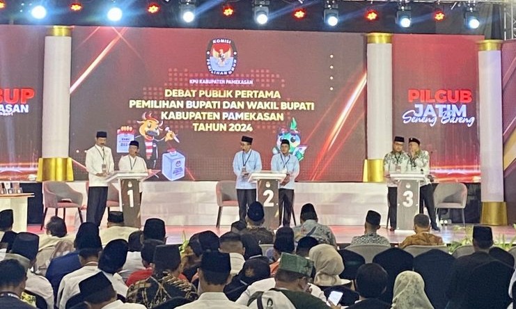 Usung Tema Kesejahteraan Sosial, KPU Pamekasan Gelar Debat Publik Calon Bupati-Calon Wakil Bupati