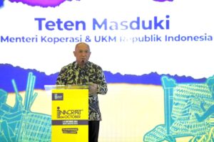 Menteri Koperasi dan UKM (MenKopUKM) Teten Masduki memberikan apresiasi tinggi kepada ajang pameran UMKM terbesar, Inacraft, yang telah menjadi platform strategis dalam mengembangkan produk kriya nasional.