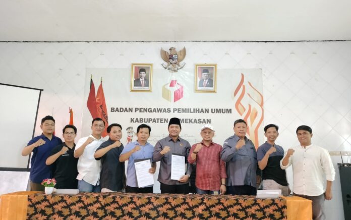 Mappilu PWI dan Bawaslu Pamekasan Teken MoU Kesepakatan Jaga Pilkada Damai