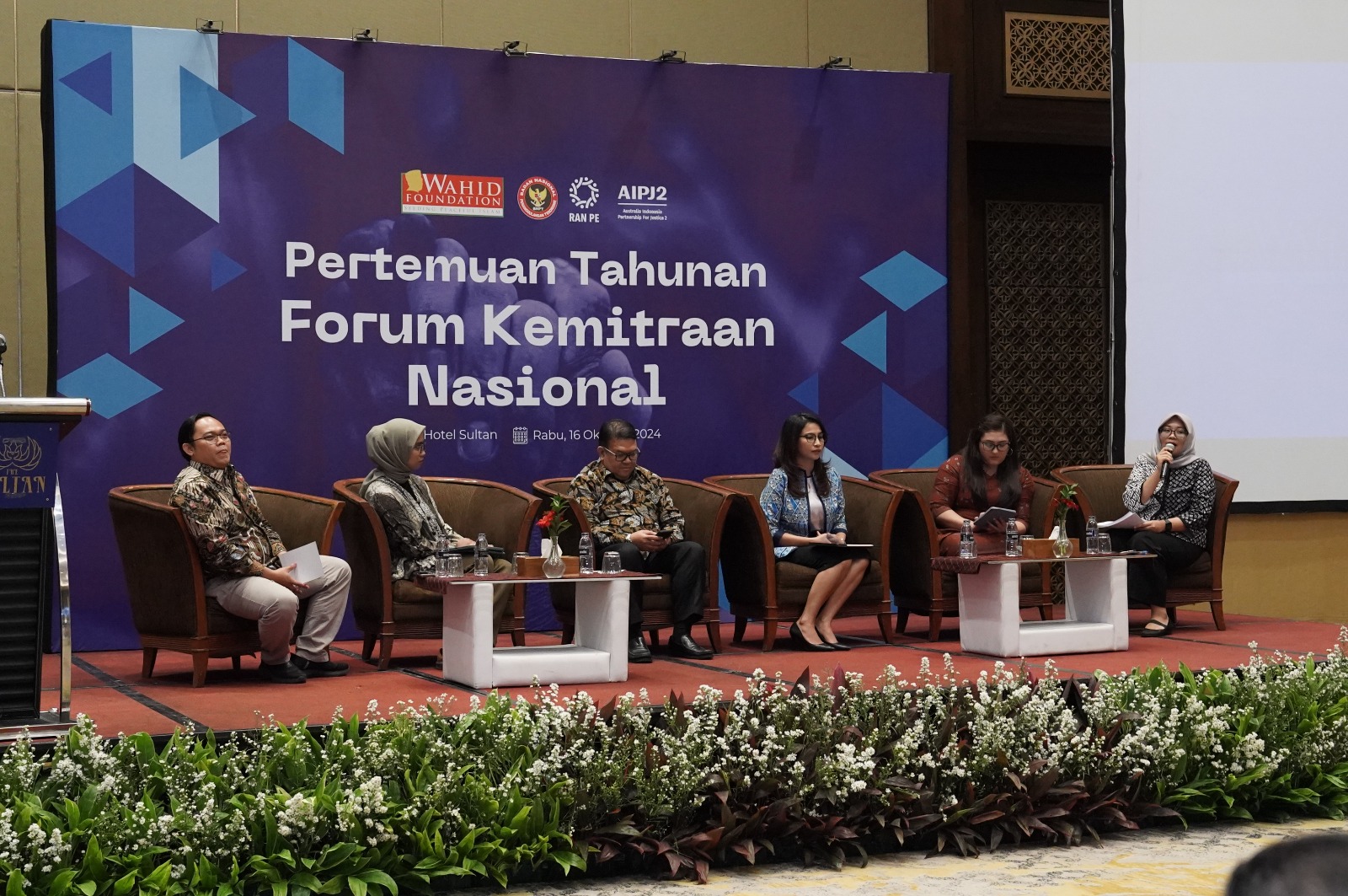 Pertemuan Tahunan Forum Kemitraan Nasional (FKN) RAN PE 2024.