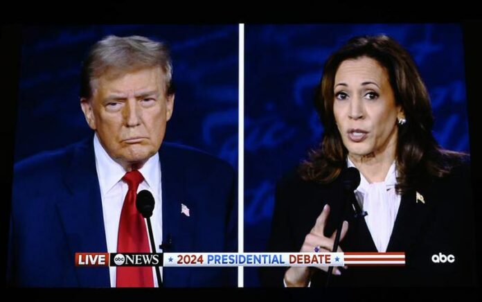 Donald Trump dan Kamala Harris