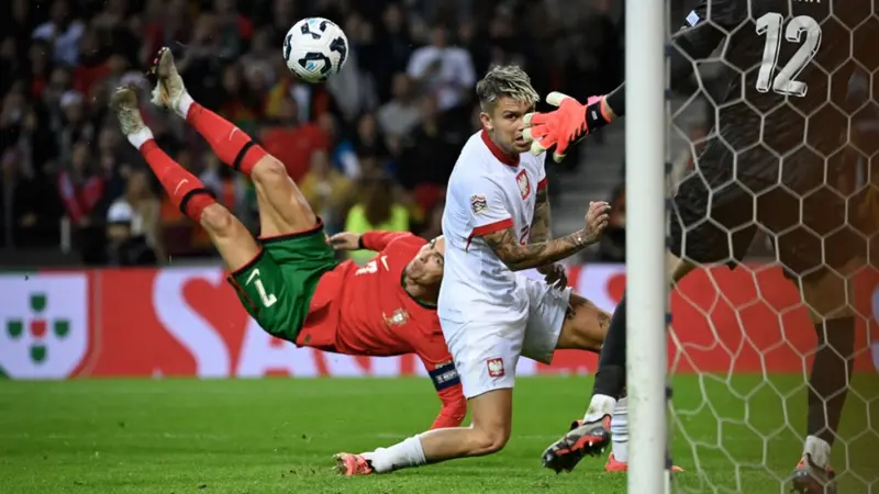 Cristiano Ronaldo Pecahkan Rekor Baru Usai Portugal Gilas Polandia 5-1