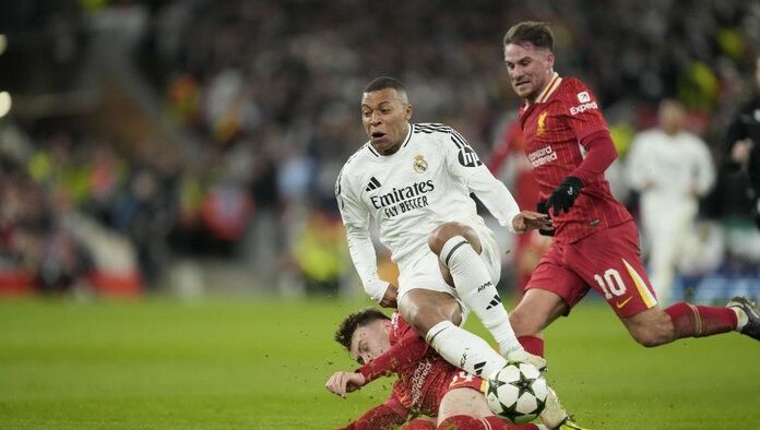 Liverpool vs Madrid: Mbappe Mati Kutu di Anfield, Gagal Eksekusi Penalti