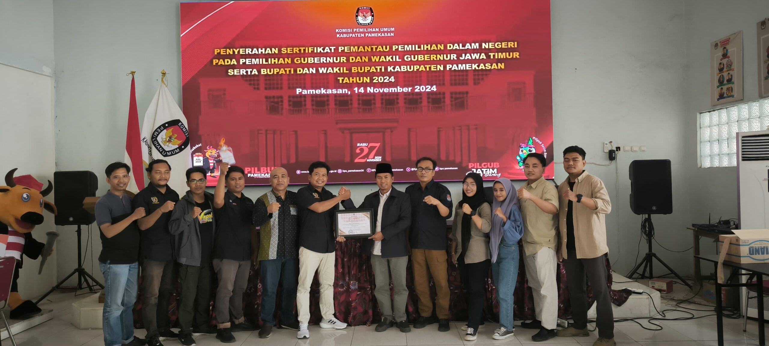 Mappilu PWI Pamekasan Resmi Terakreditasi Sebagai Pemantau Pilkada