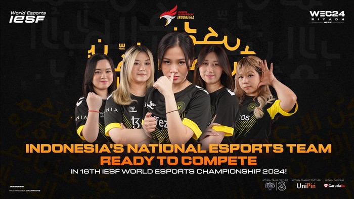 Timnas Indonesia Juara Grup A di IESF Mobile Legends Women 2024, Siap Hadapi Kamboja di Playoff