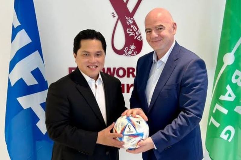 Apa yang Erick Thohir Laporkan ke Presiden FIFA?