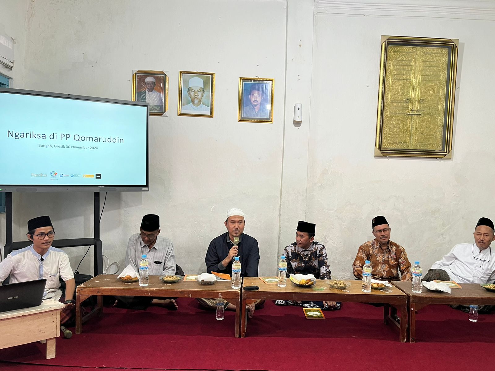 Kuatkan Jaringan Pernaskahan Nusantara, Oman Fathurahman Mengunjungi Pesantren Qomaruddin