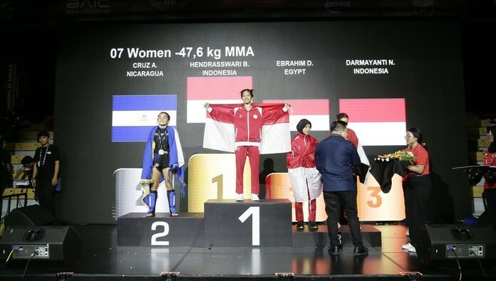 Indonesia Raih Medali Emas di GAMMA World MMA Championships 2024