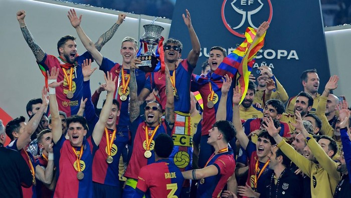 Barcelona Kokoh Sebagai Raja Piala Super Spanyol, Jauhi Real Madrid