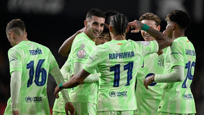 Barcelona Perkasa, Lumat Valencia dan Lolos ke Semifinal Copa del Rey