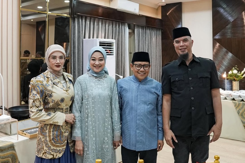 Kelakar Ahmad Dhani di Rumah Cak Imin: Kader PKB Rasa Gerindra