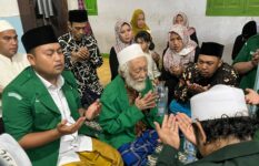 PC GP Ansor Jakarta Barat dalam rangka testimoni Refleksi Pergerakan mengunjungi tokoh Ulama Kharismatik Abuya Muhtadi dan sekaligus berziarah untuk mendiang Ayahanda Abuya Muhtadi, Almagfurlah KH Abuya Dimyati Banten.