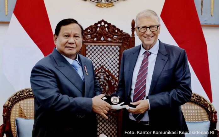 Hibah Rp2,6 Triliun dari Bill Gates Disambut Penghargaan Tertinggi oleh Prabowo