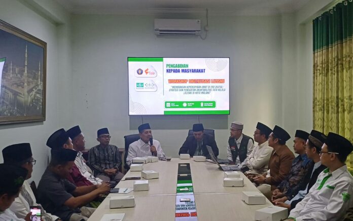 FISIP UB dan PCNU Kota Malang Kolaborasi dalam Pengabdian kepada Masyarakat: Dorong Tata Kelola Zakat Berbasis Digital